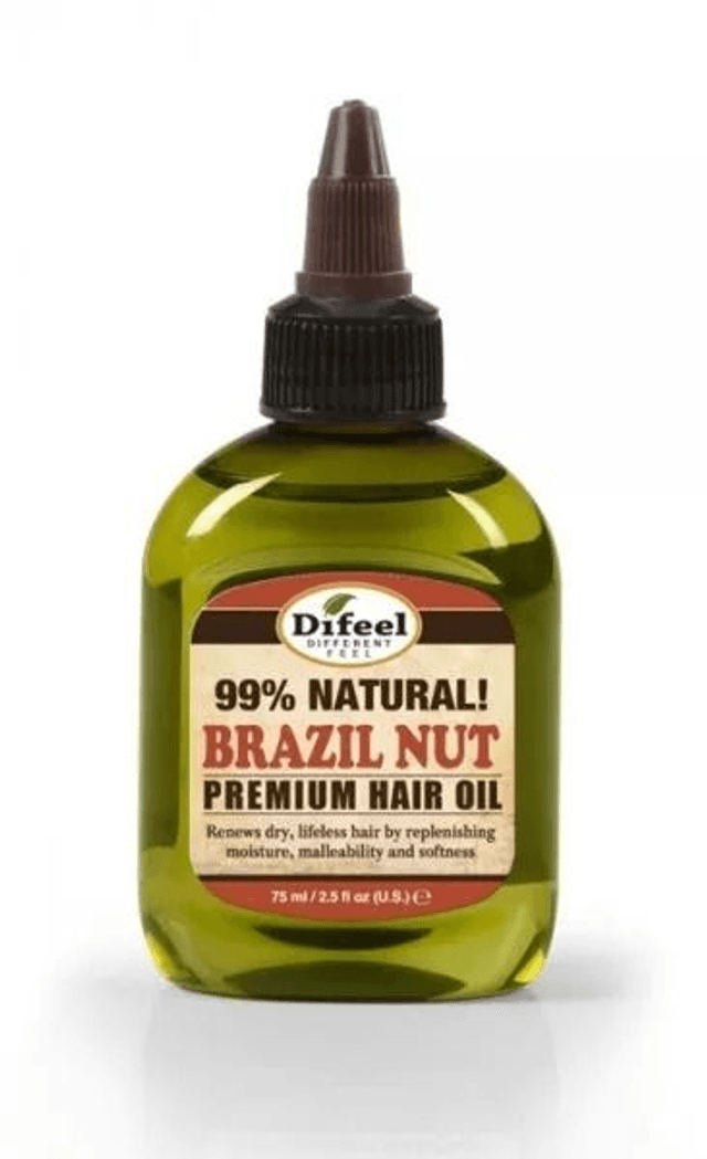 DIFEEL: PREMIUM HAIR OIL - BRAZILIAN NUT OIL 75ML