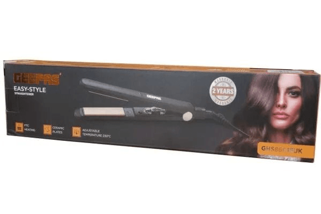 Geepas: Hair Straightener Ceramic Plate GHS86015UK