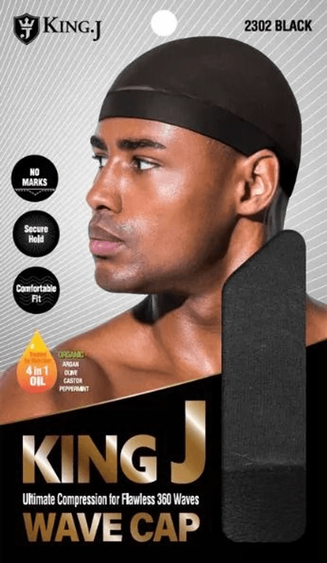 KING J: WAVE CAP : BLACK (2302)