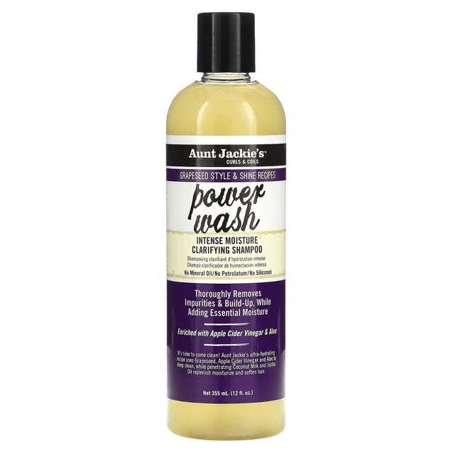 Aunt Jackie&#039;s Grapeseed Power Wash Shampoo 12oz