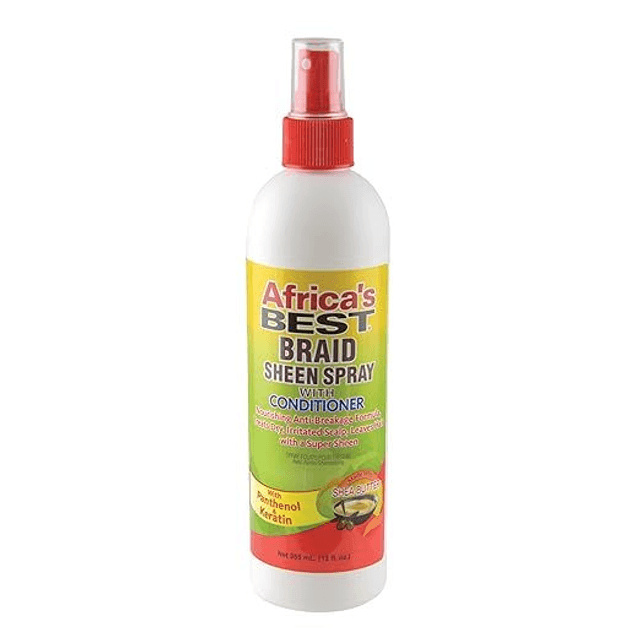 Africa&#039;s Best Braid Sheen Spray With Conditioner, 12 Ounce